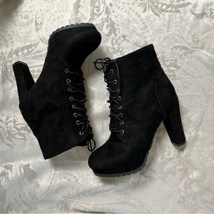 Chunky Heel Ankle Boots